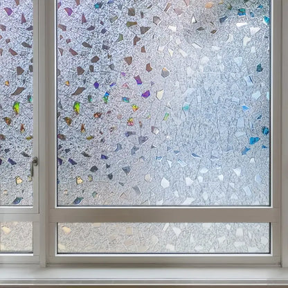 Rainbow Decorative Window Film - 5 Styles with Scraper