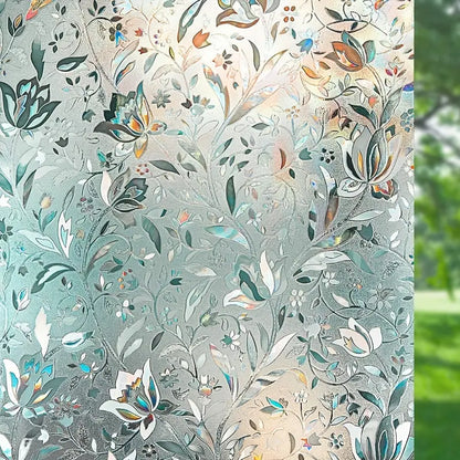 Rainbow Decorative Window Film - 5 Styles with Scraper