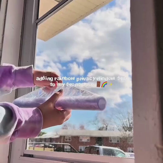 LumoFilm™ 3D-Regenbogen 🌈  Fenster-Sichtschutzfolie